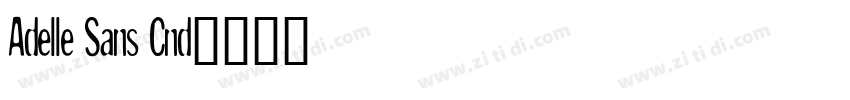 Adelle Sans Cnd字体转换